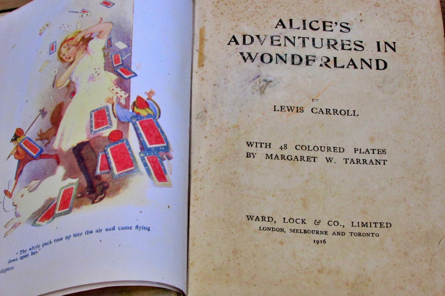 Two editions of Lewis Carroll's Alice's Adventures in Wonderland - the first (rare) 1881, - Image 4 of 5