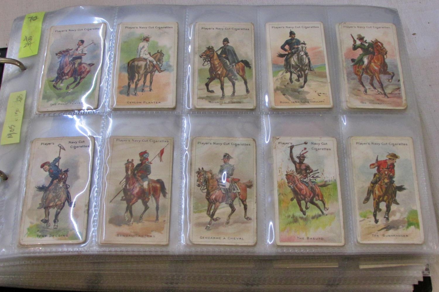 Large collection of postcards & cigarette/tea cards (Players / Wills / Ogdens / Gallahers / - Image 3 of 9