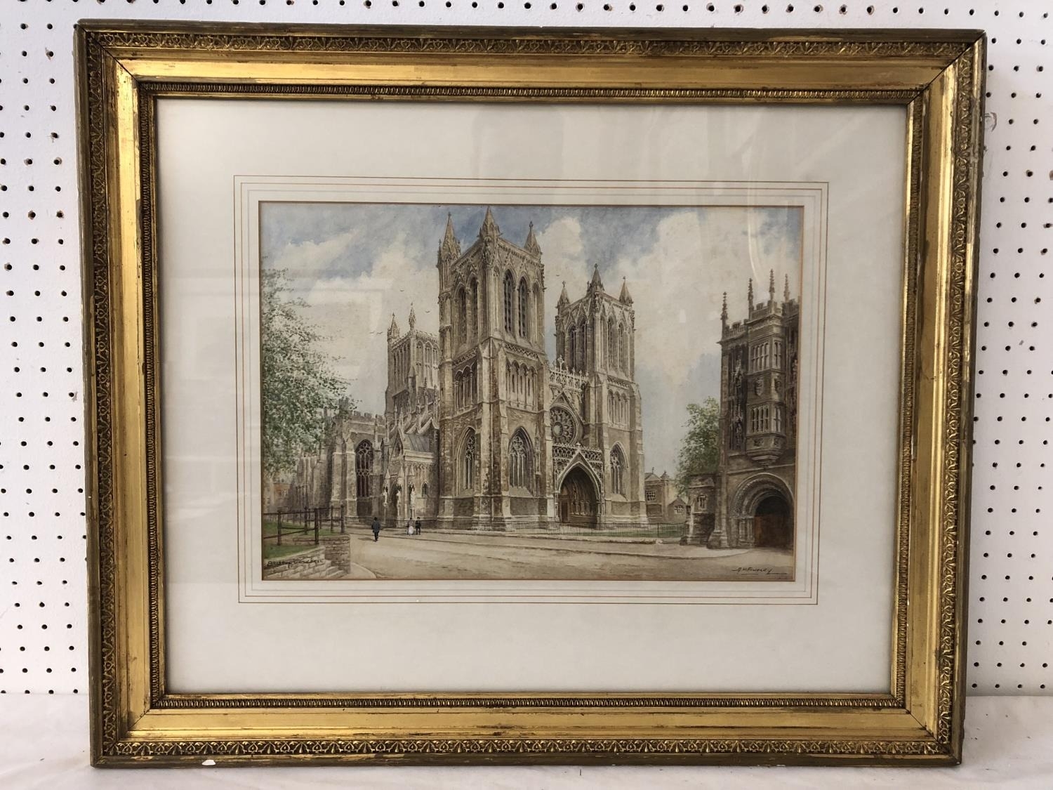 Albert H. Findley (1880-1975) - 'Bristol Cathedral', signed and titled below, watercolour on
