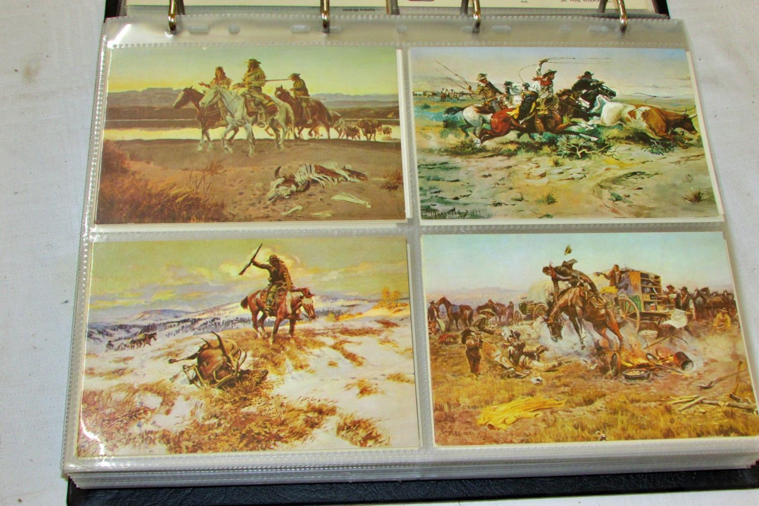Large collection of postcards & cigarette/tea cards (Players / Wills / Ogdens / Gallahers /
