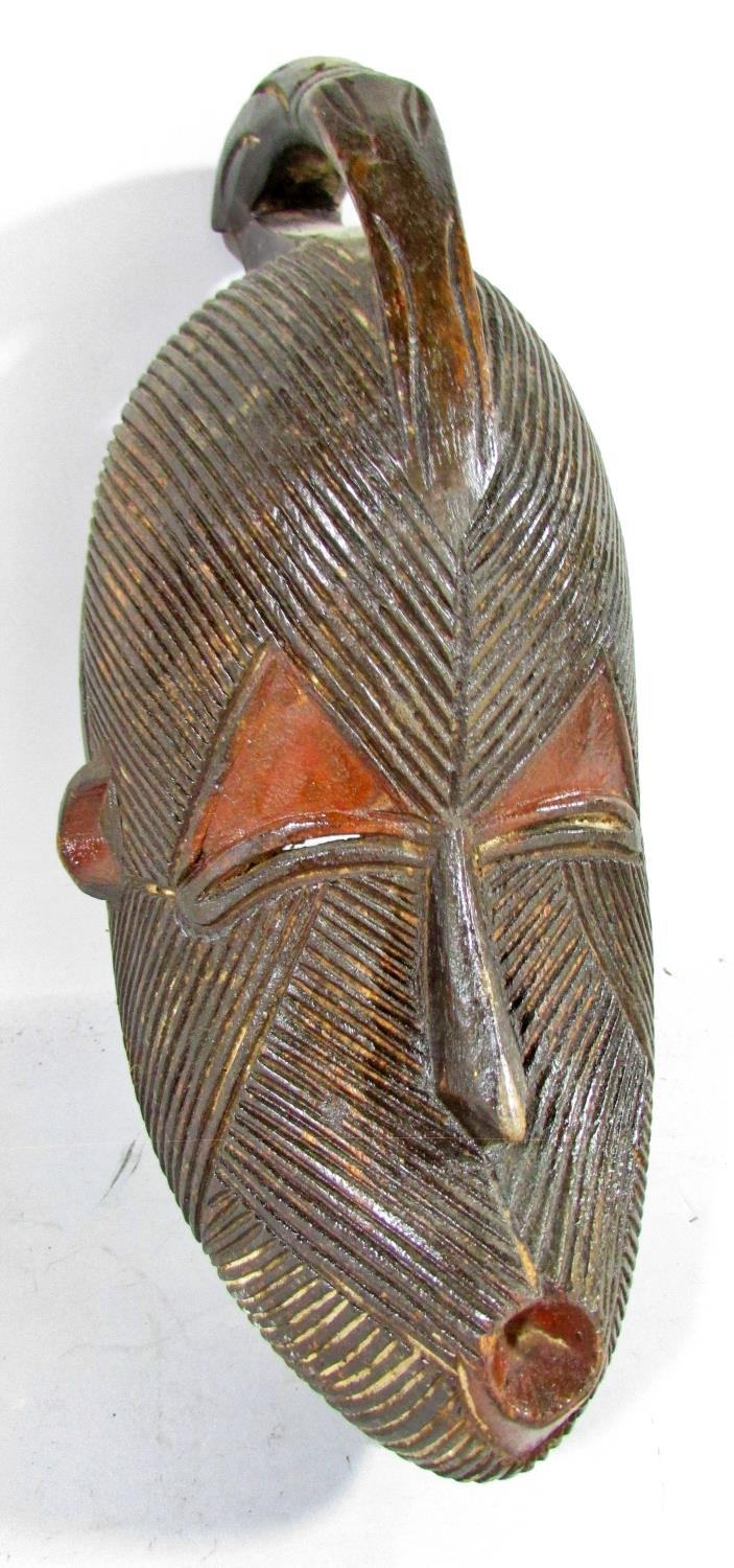 Five African tribal masks from, Cameroon, Ivory Coast and North West Africa - Image 5 of 6