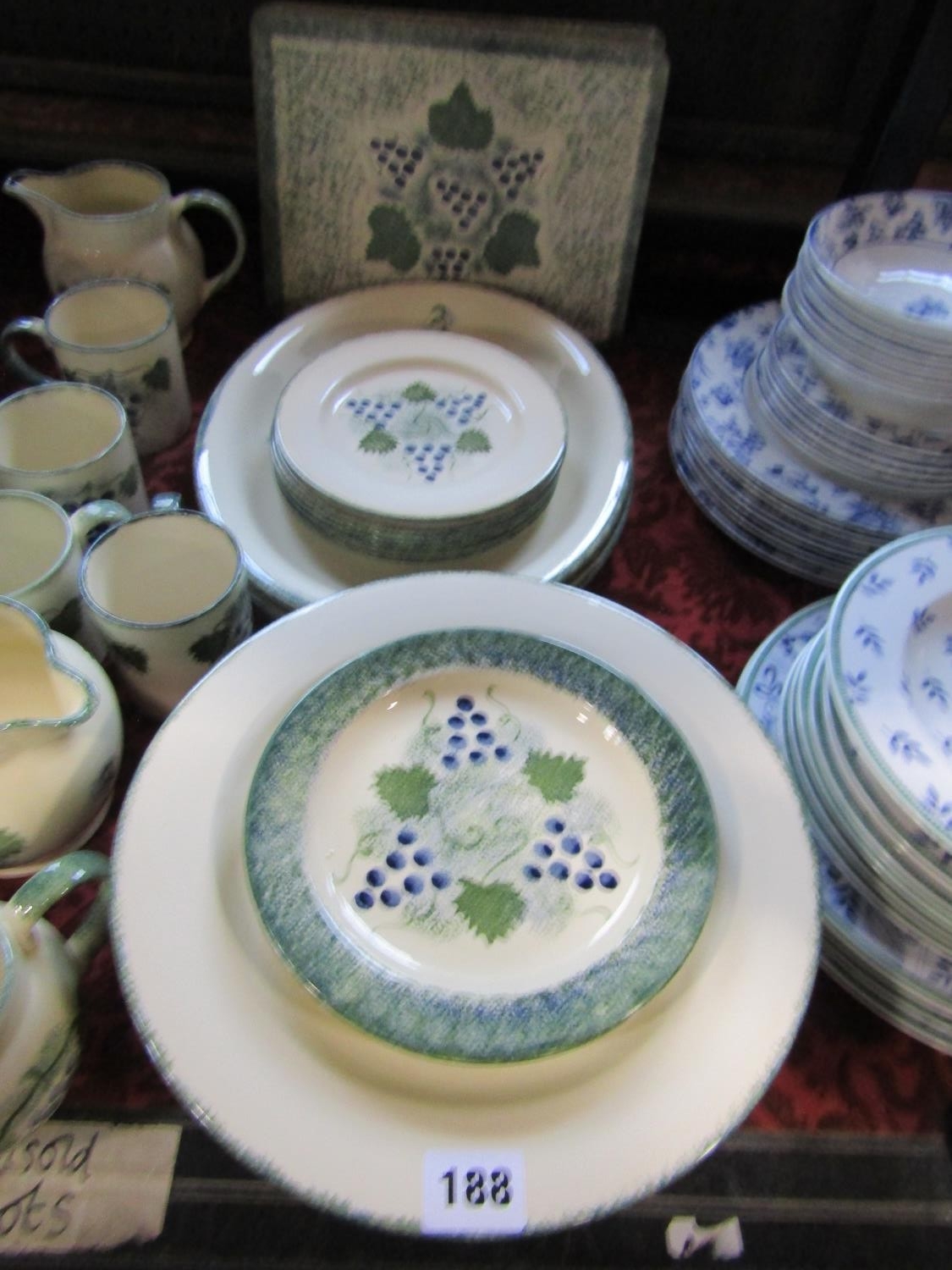 A collection of Poole pottery 'Vineyard' pattern dinner wares plus additional associated kitchenalia - Image 4 of 4