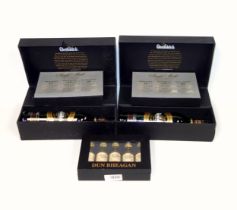 2 Glenfiddich Single Malt Scotch Whisky "The Collection" Gift box sets, each containing a bottle