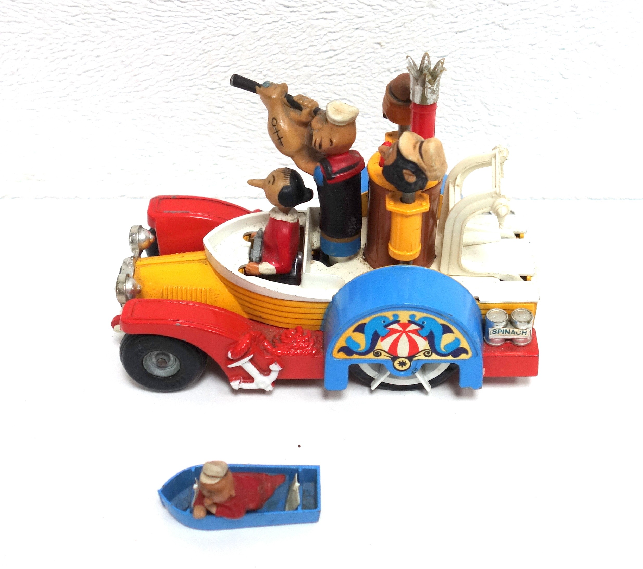 Corgi Comics Popeye Paddle-Wagon, Chitty Chitty Bang Bang, Dinky Thunderbird 2, Junkers JU 87B, Joes - Image 2 of 7