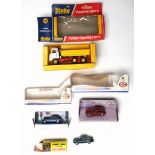 Dinky die cast models to include: Foden Tipping Lorry model 432, 1973 MGBGT V8, and M.G.B. GT