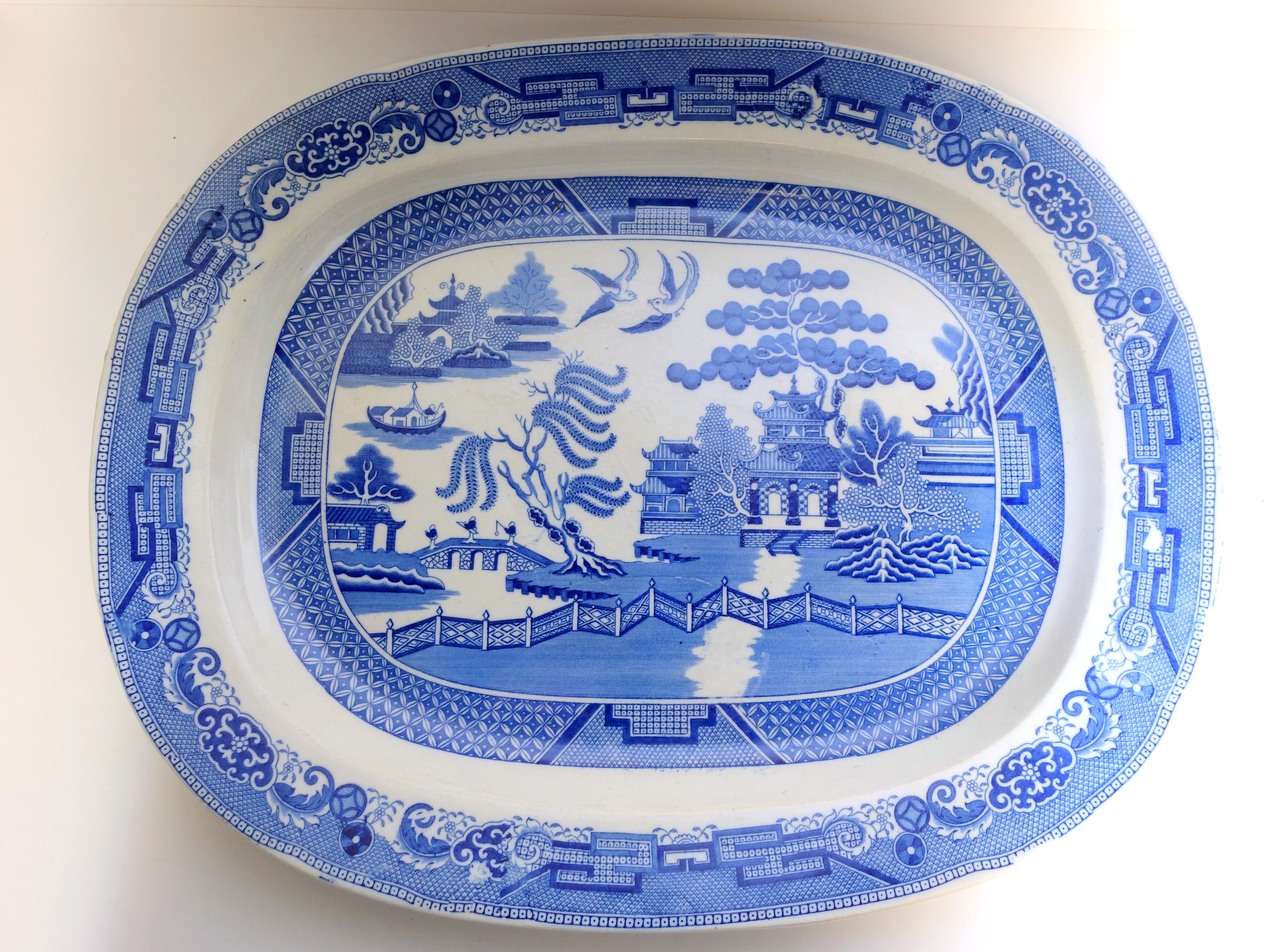 Quantity of mid-19th century and later blue and white transfer printed dinner service items, to - Image 14 of 17