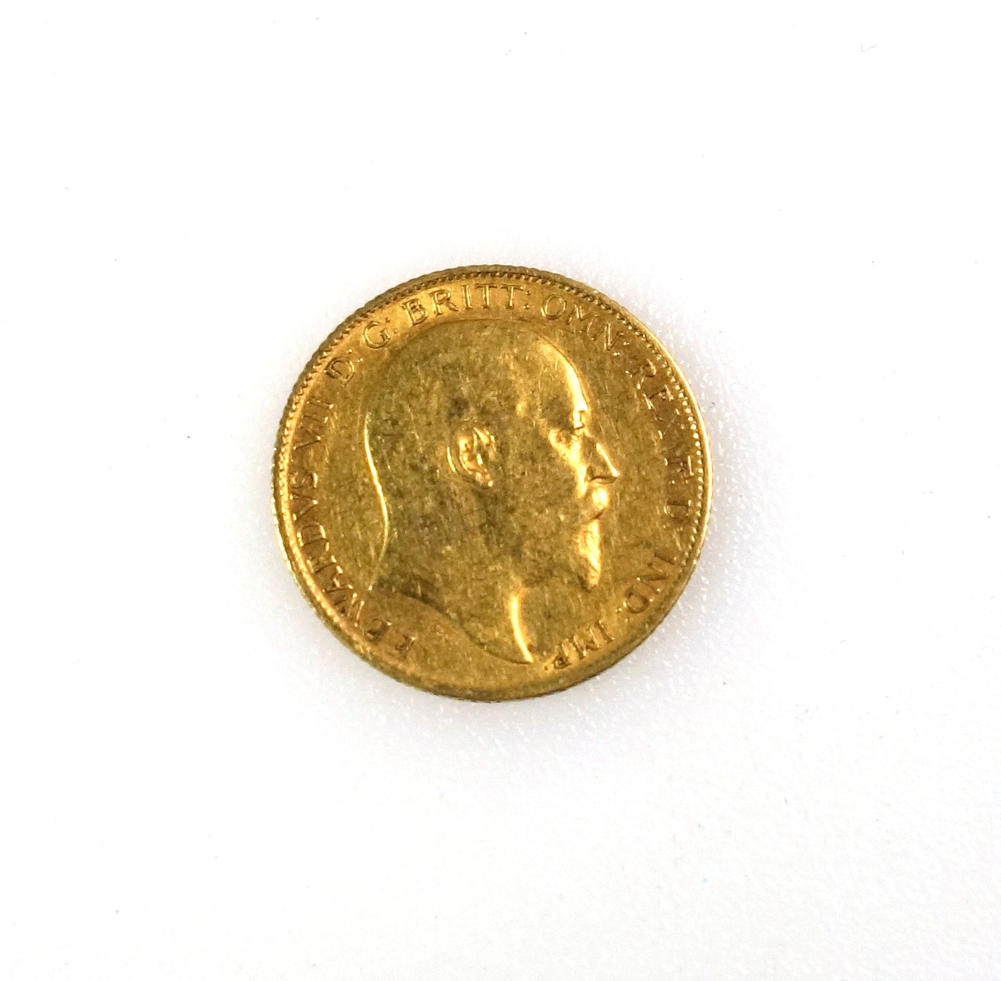 Edward VII half-sovereign, 1907, vf (very light eks, and tiny scratch each side). - Image 2 of 3