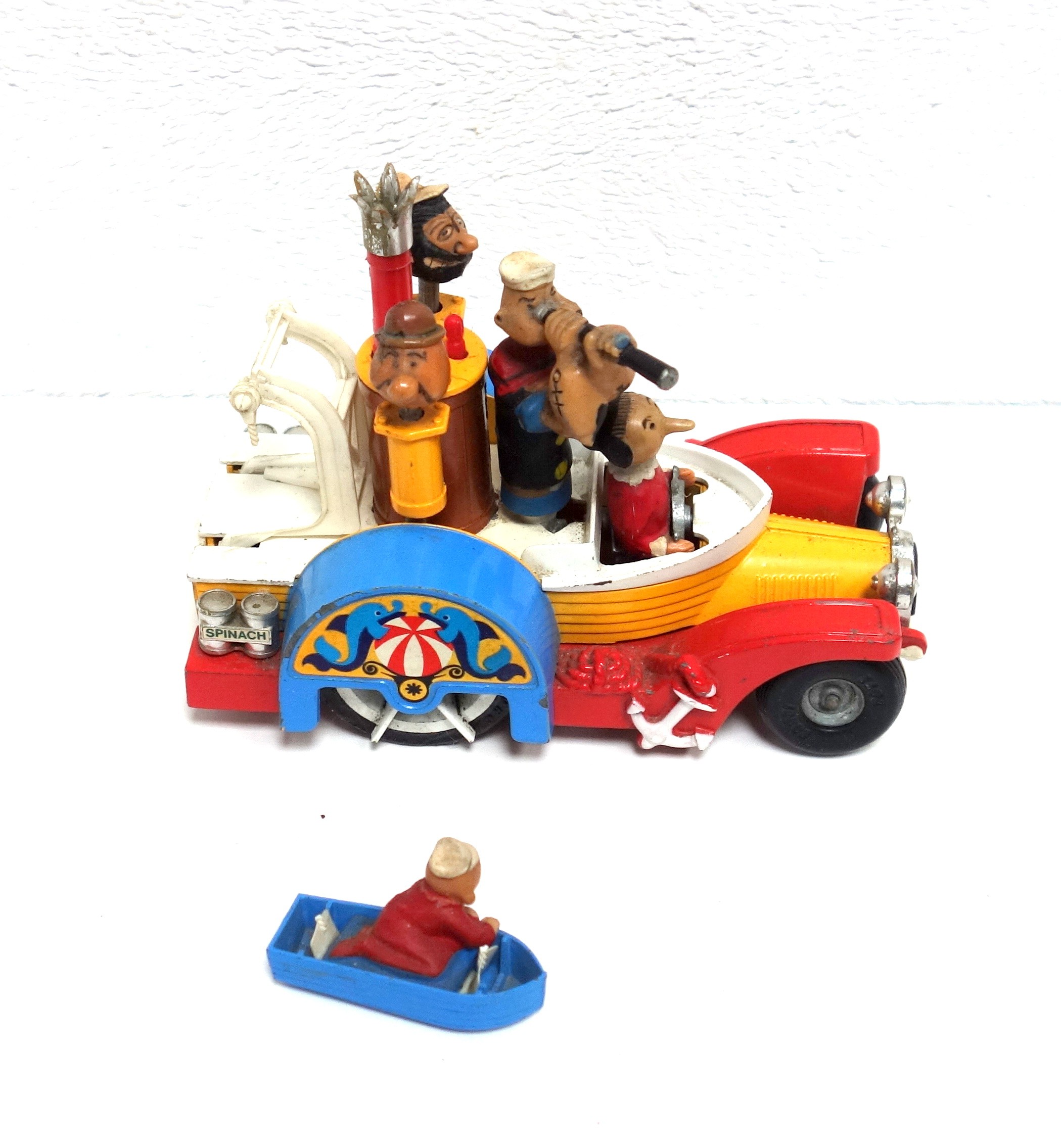 Corgi Comics Popeye Paddle-Wagon, Chitty Chitty Bang Bang, Dinky Thunderbird 2, Junkers JU 87B, Joes - Image 3 of 7