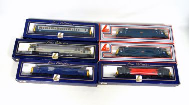 4 Lima Collection Diesel/Electric locomotives including Virgin "Patriot", Railfreight