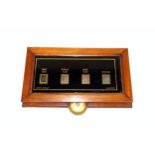 Edwardian servant's bell board with 4 indicators for front door, drawing room, dining room, and
