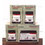 Hornby Zero 1 Master Control Unit, R950, and 3 Slave Control Units, R951, all boxed. (4)