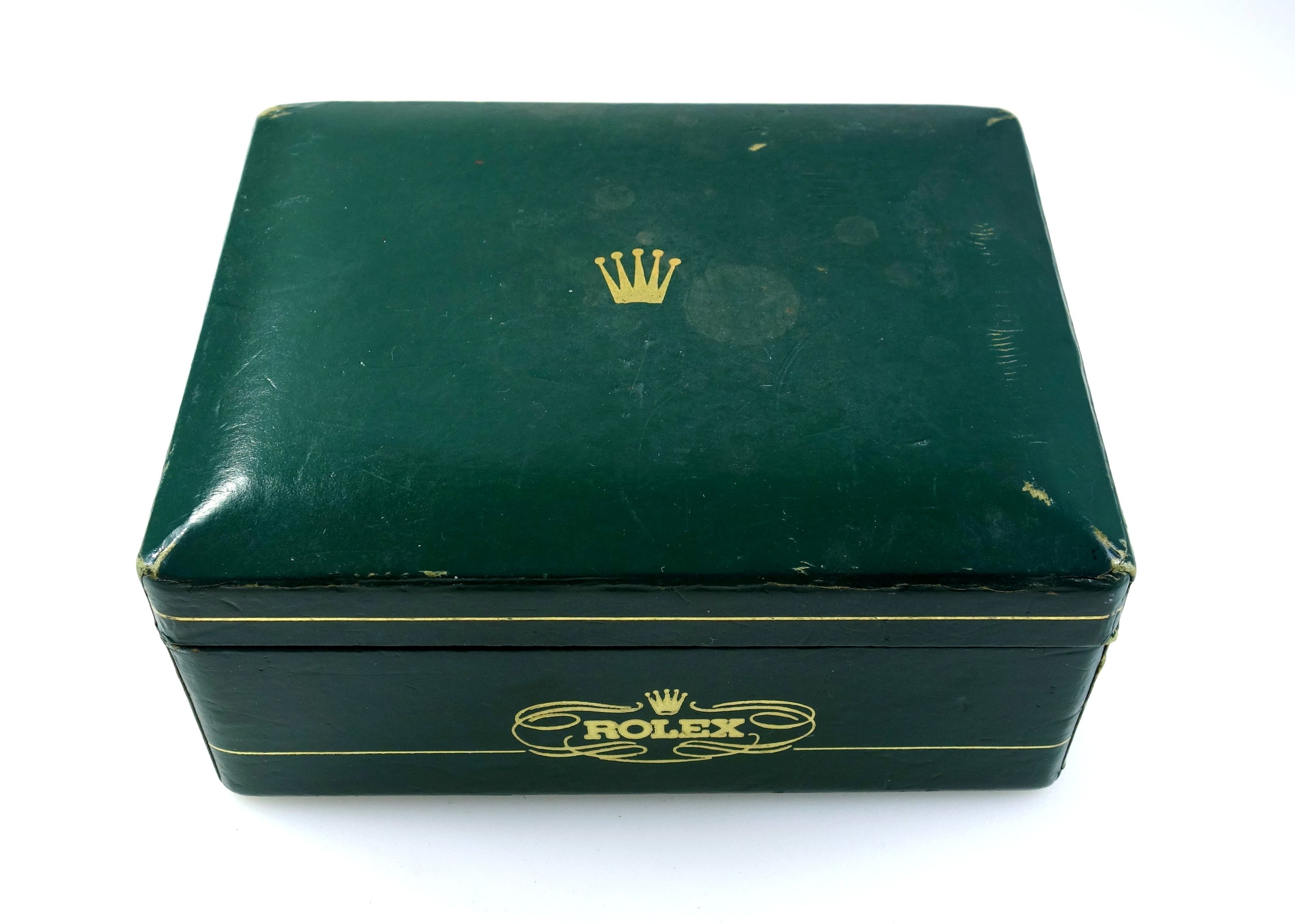 Vintage green Rolex box, circa 1960's