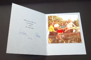 H.M. Queen Elizabeth II ('Lilibet' signed) and H.R.H. The Duke of Edinburgh, Christmas card dated