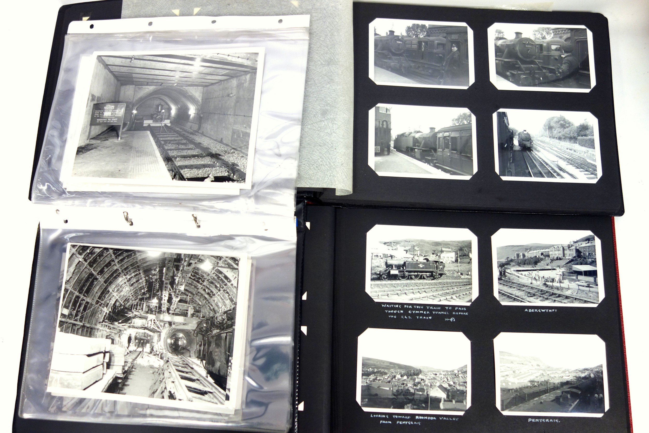Collection of photographs (some packs with negatives), slides of trains and railway line extensions, - Image 3 of 5
