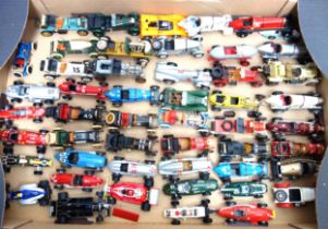 Large quantity of diecast and other models of cars, including Formula One, motorsport, veteran cars,