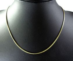 9ct gold curb link necklace, length 47cm approx., 5.9 grams