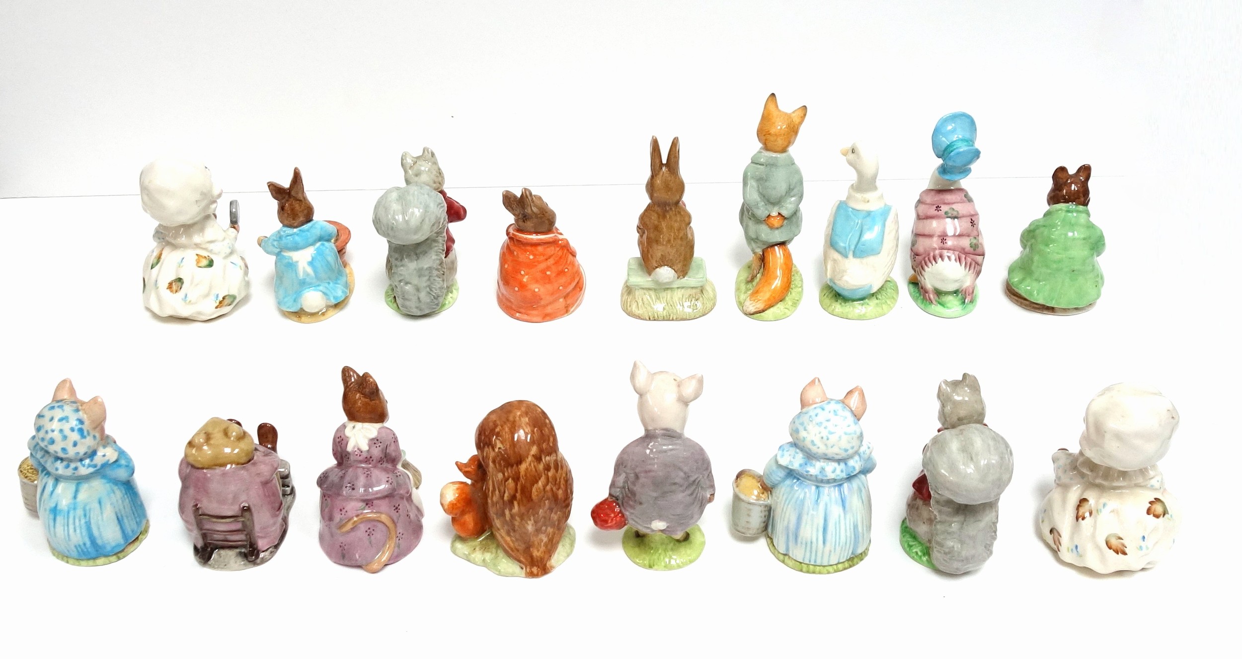 Seventeen Beswick models of Beatrix Potter characters, tallest H.12cm. (17) - Image 2 of 3