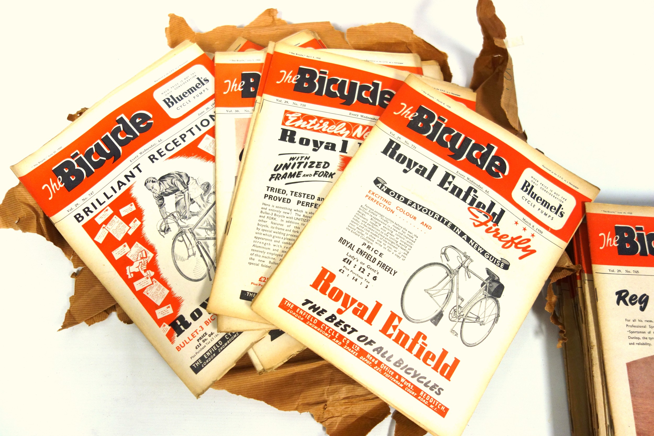 The Bicycle magazine, various copies, dating from 1948, 1949, 1950, over 60 volumes. - Image 2 of 2
