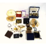 A good quantity of costume jewellery, watches, necklaces, bracelets, rings etc.