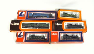 6 Lima steam locomotives, including "Albert Hall" G.W.R., "King Charles II", L.N.E.R., and British