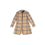 Burberry, a half length wool coat, with full length front zipper. Size 40 Fr.