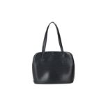 Louis Vuitton, black epi leather handbag, 'Lussac', No. M52282, with invoice dated, 1998. H x W x D