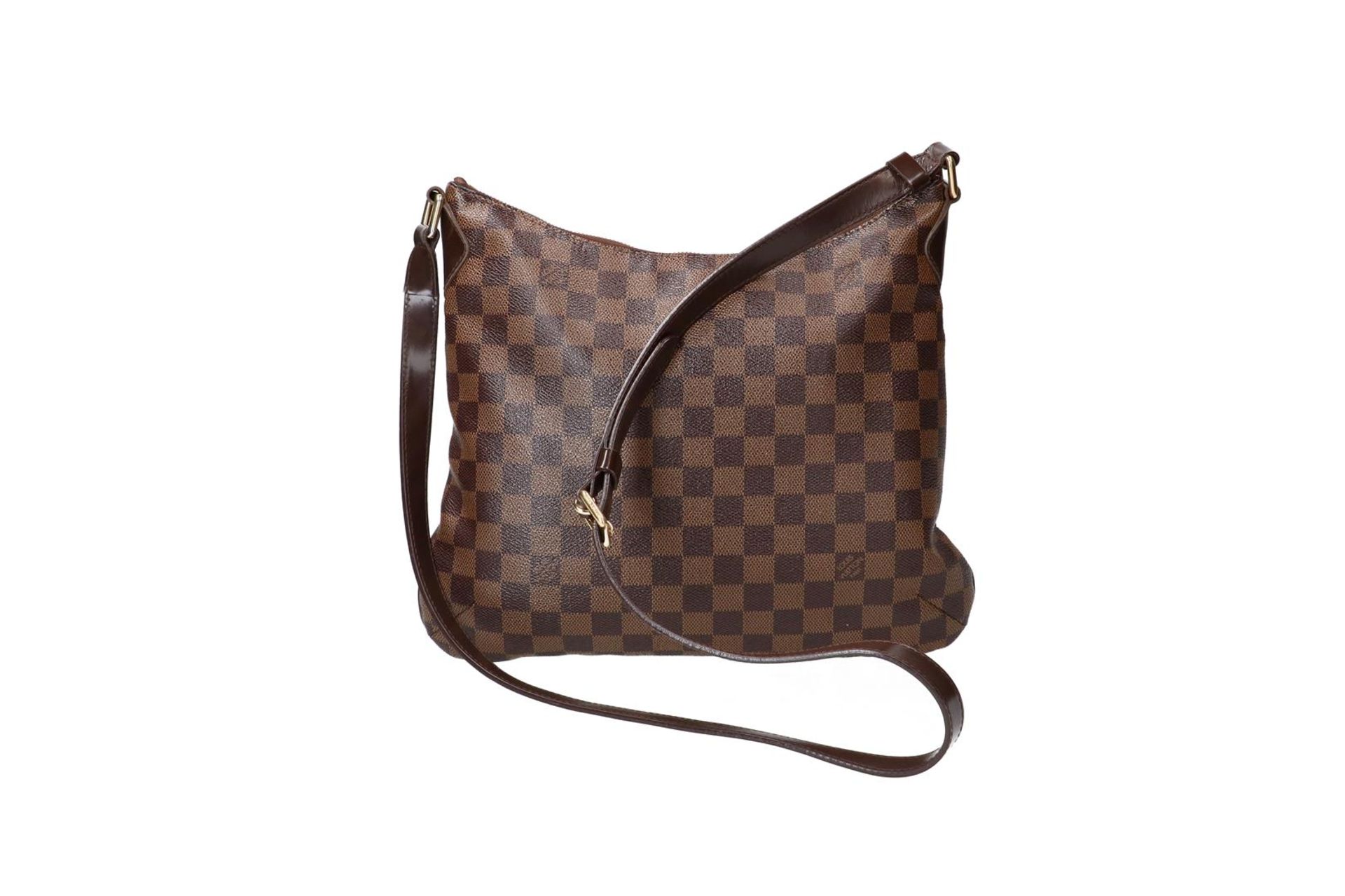Louis Vuitton, brown canvas shoulder bag, 'Bloomsberry', no. CT0111. H x W x D: 27 x 31 x 3 cm. - Image 2 of 5