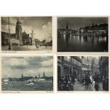 Segger, Heinrich von, Fotograph, Lot mit 180 Ansichtskarten Hamburg I-II