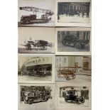 Feuerwehr über 90 meist Fotos und einige Ak´s meist einzeln auf Karton geklebt, um 1900/30,