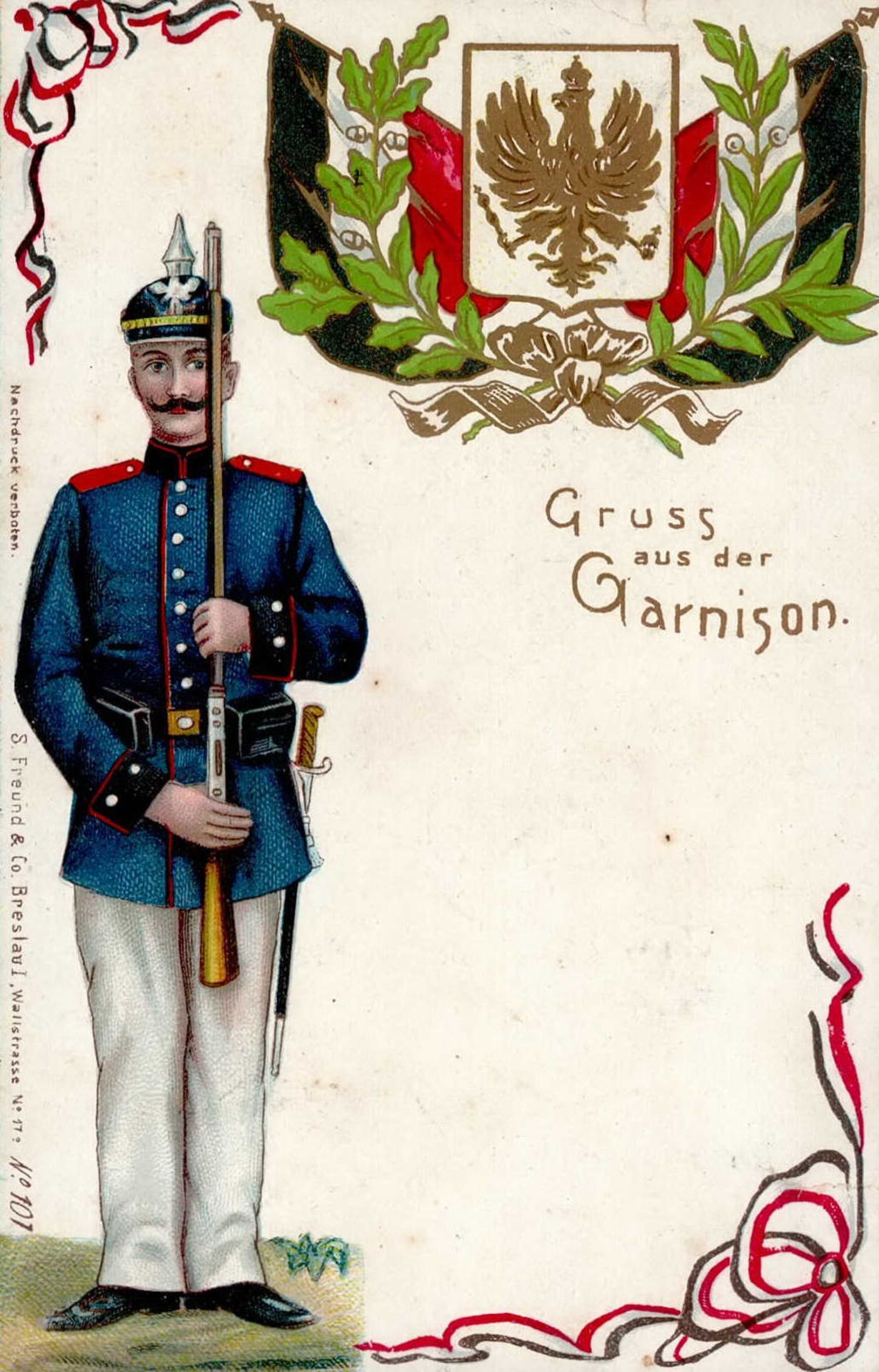 Regiment Gruß aus der Garnison II- (Einriss, Stauchung)