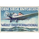 Zwischenkriegszeit Wählt Deutschnational Flugzeug Bremen I-II