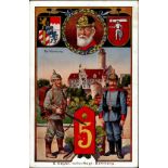 Bamberg 5. Bayerisches Infanterie-Regiment I-II