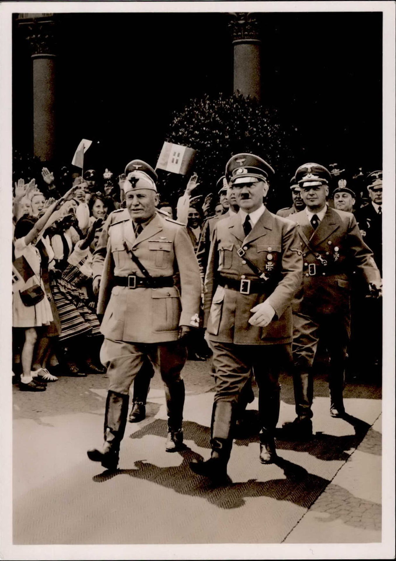 Hitler München Ankunft von Mussolini 18. Juni 1940 PH M4 I-II