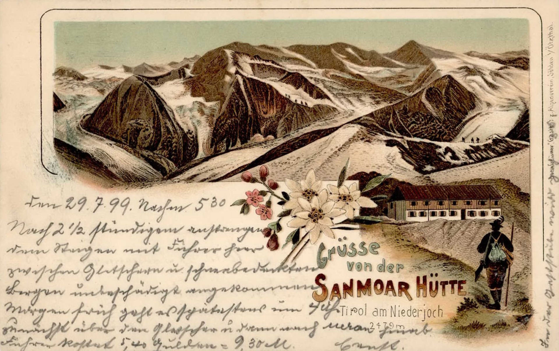 Berghütte Sanmoar-Hütte am Niederjoch I-II
