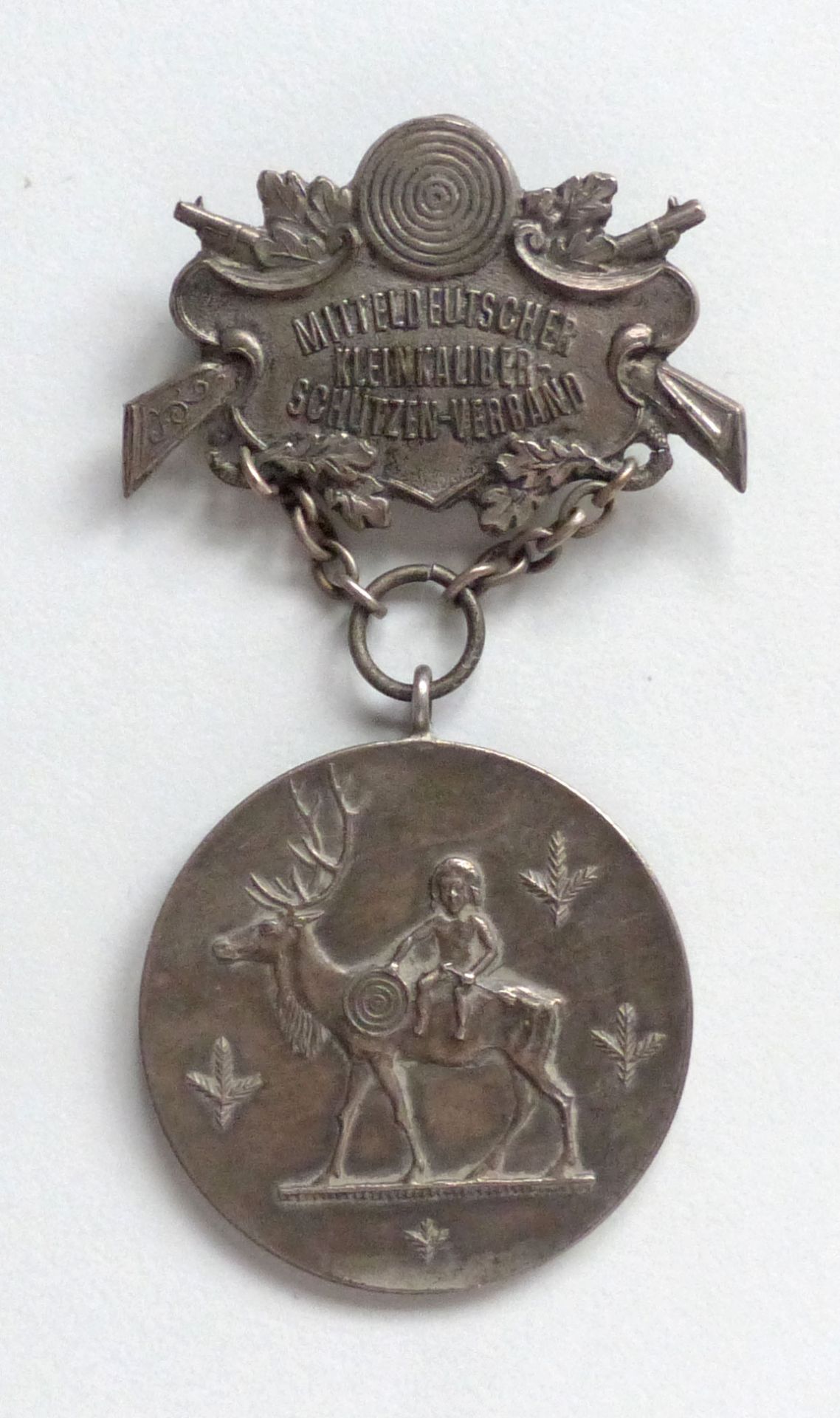 Schützen Offenbach a. M. Verbandsschiessen 1925 Silber-Plakette I-II