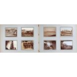 Militär Album mit 94 Bilder (8x10 cm) davon über 20 Militär WK I