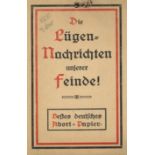 WK I Dokumente Die Lügennachrichten unserer Feinde, Bestes deutsches Abort-Papier, 64 Blatt II