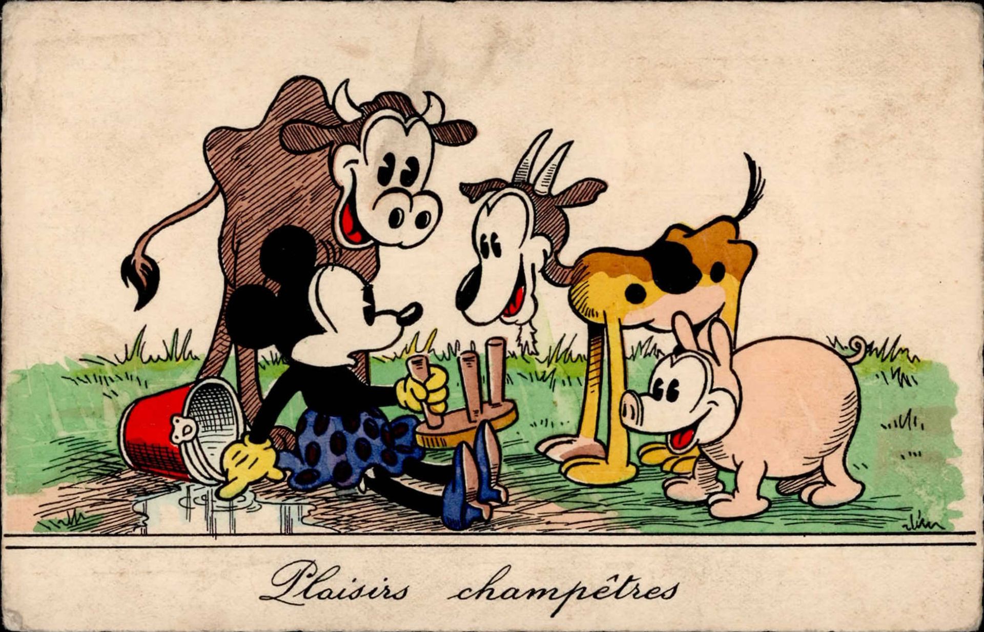 Walt Disney Mickey Maus II (fleckig, Ecken abgestossen)