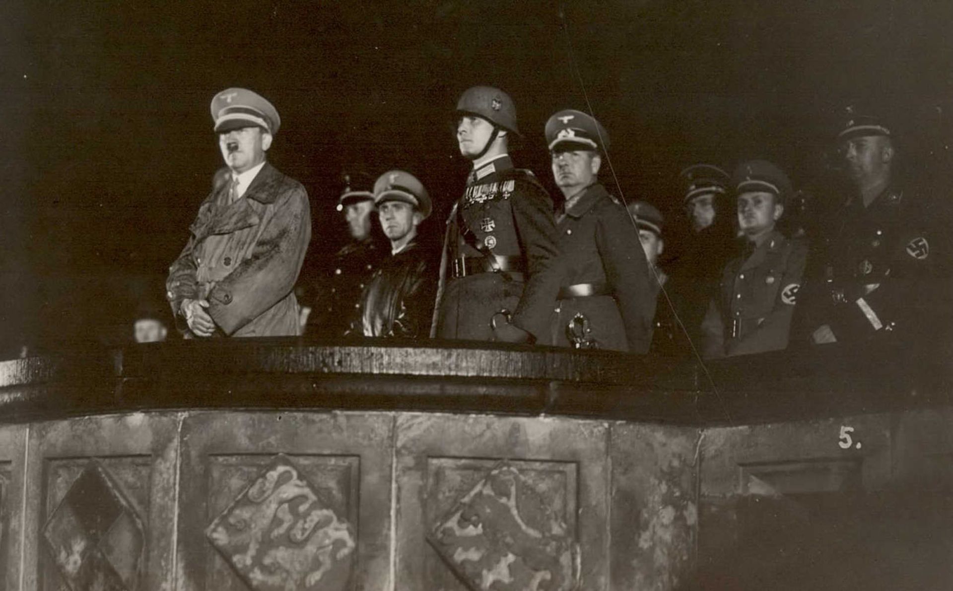 Hitler Goslar Der Führer bei seiner Rede I-II