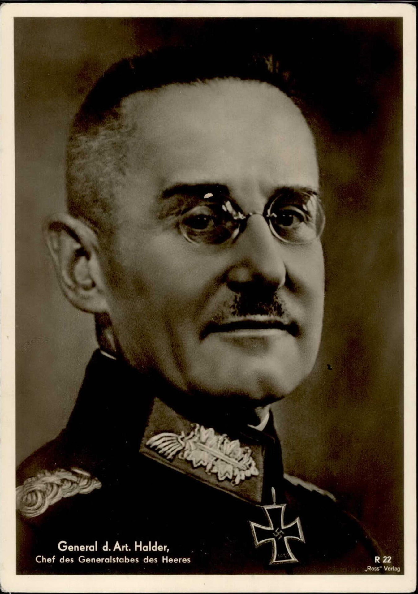 Ritterkreuzträger Halder, Franz General I-II