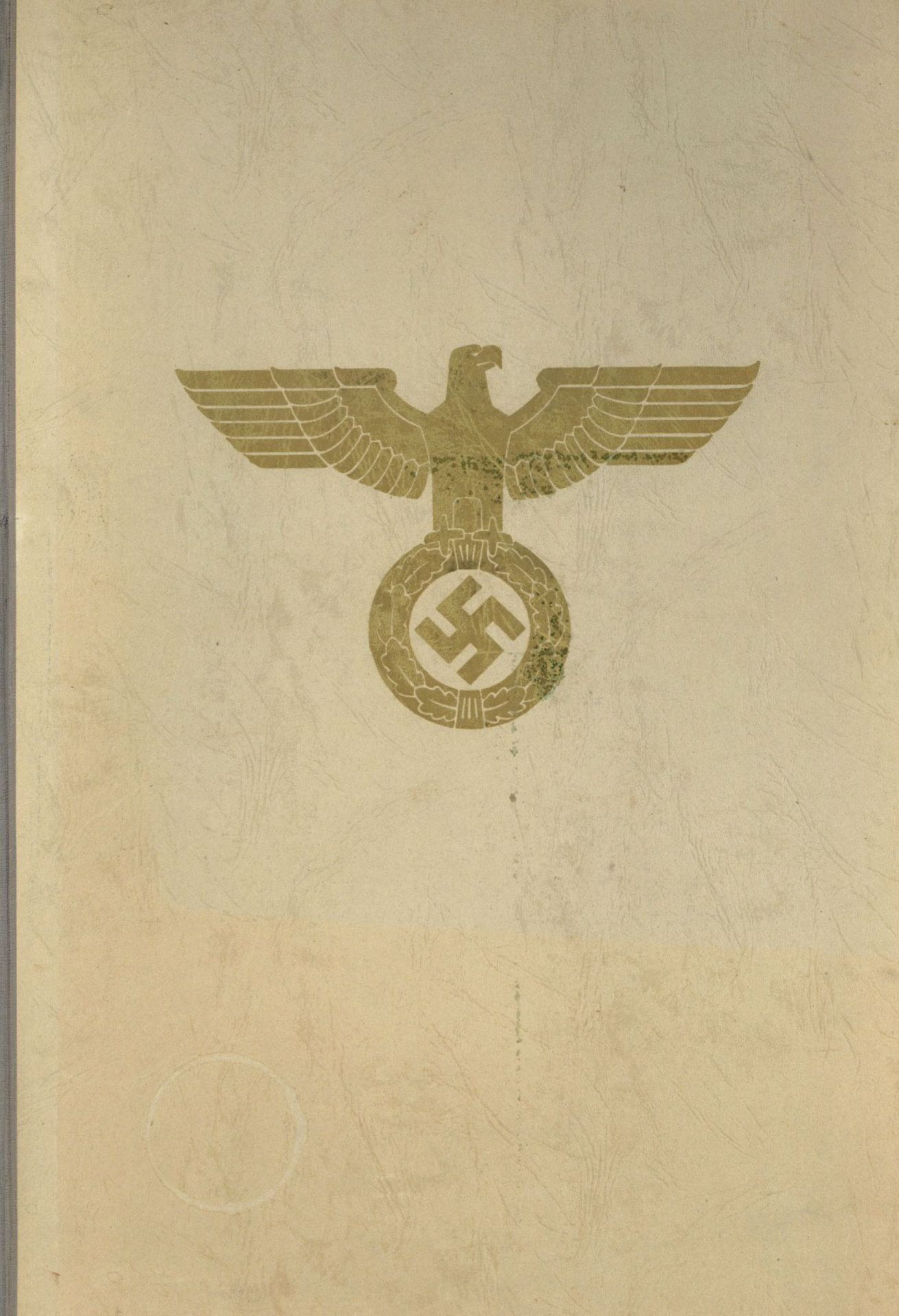 Verleihungsurkunde vom Zentralverlag der NSDAP zur Geburt eines Kindes am 28.8.1943, inkl. 5