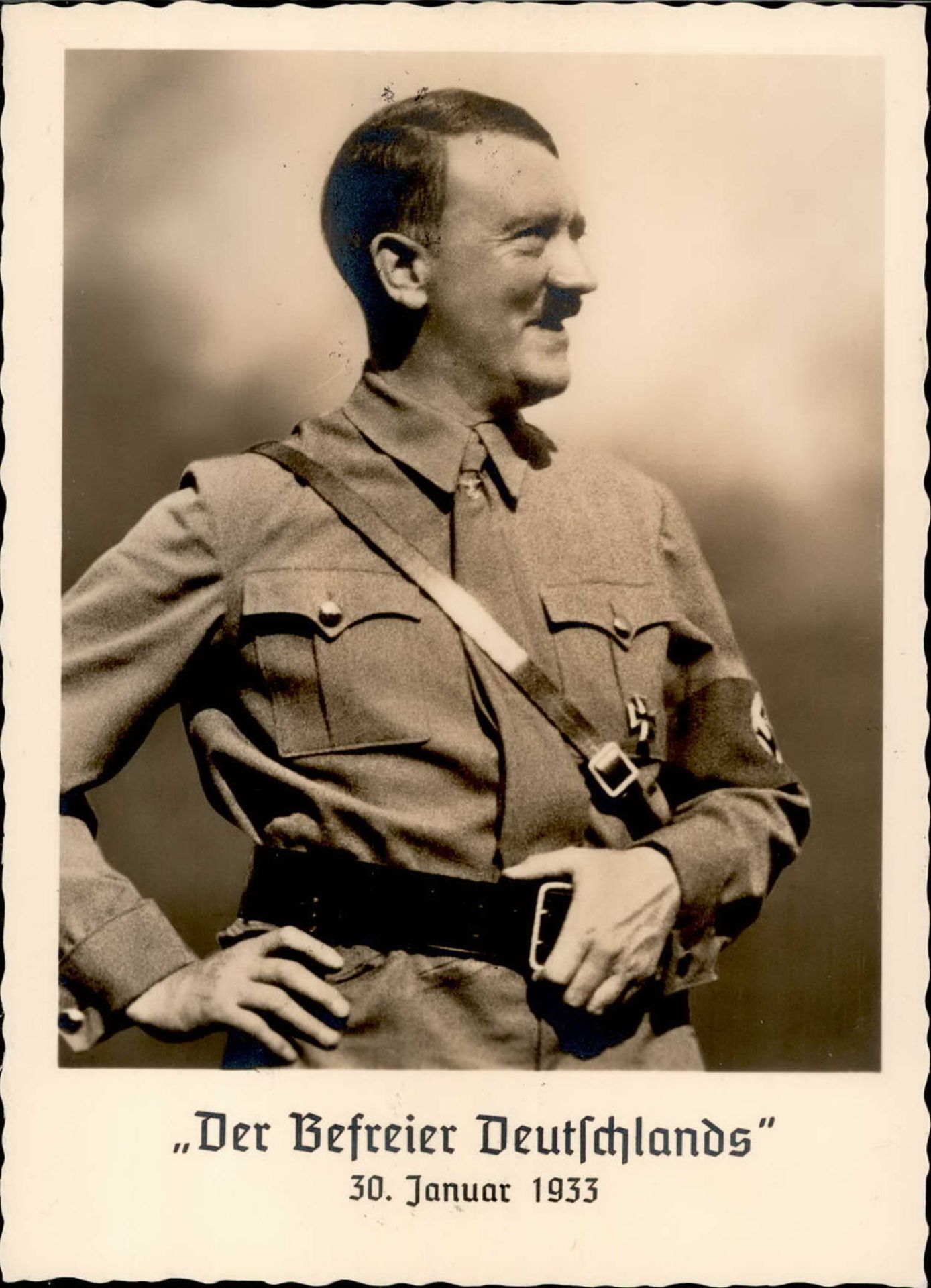 Hitler Befreier Deutschlands 1933 mit So-Stempeln I-II