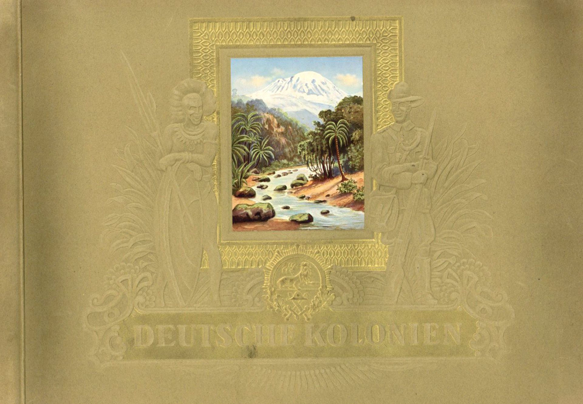 Sammelbild-Album Deutsche Kolonien 1936, Hrsg. Cigaretten-Bilderdienst Dresden, komplett im
