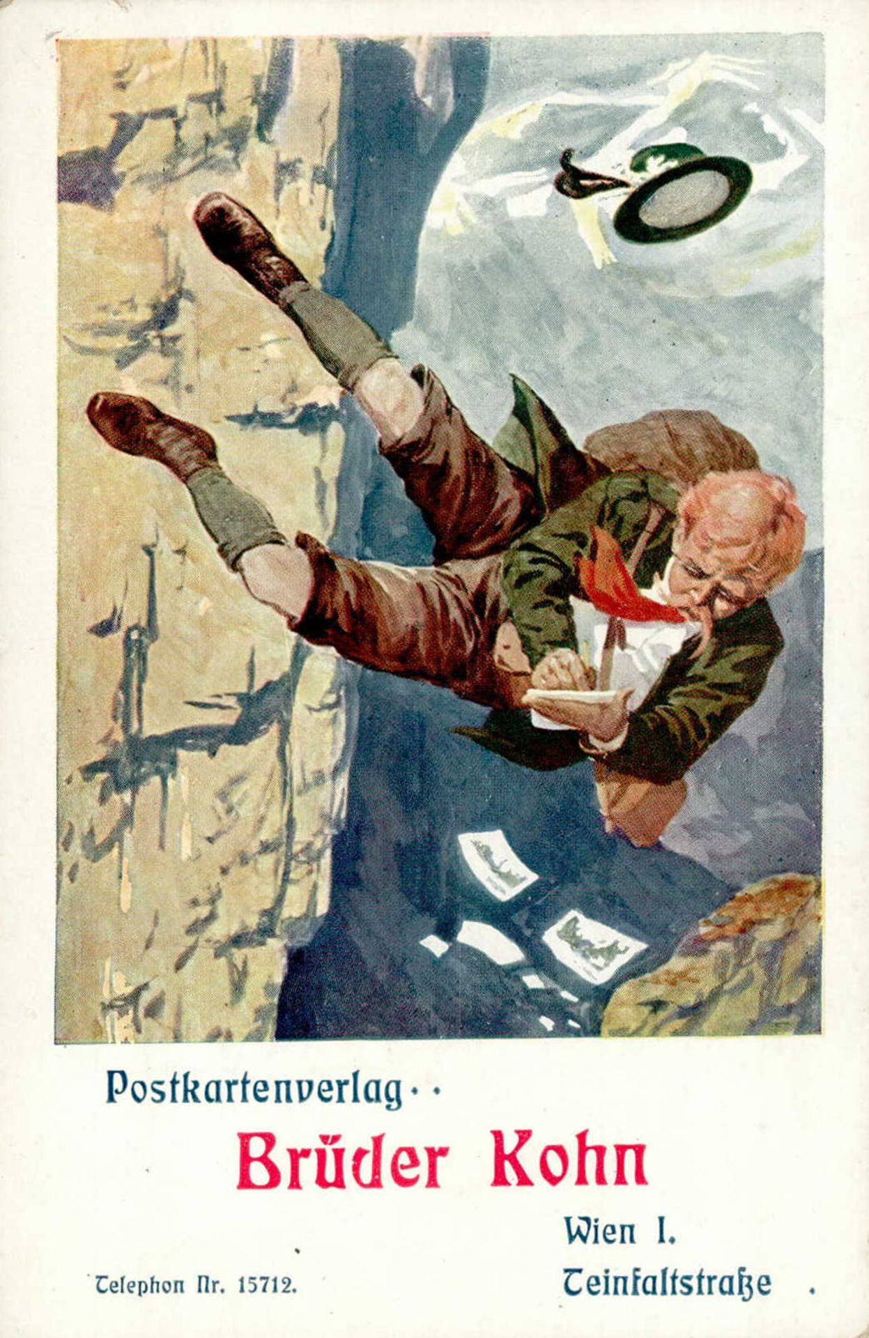 AK-Geschichte Postkartenverlag Brüder Kohn Wien Werbekarte I-II (keine AK-Einteilung)