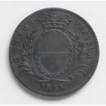 Schützen CH-Freybourg Medaille Ehrengabe 1829 37 mm Durchm. I-II