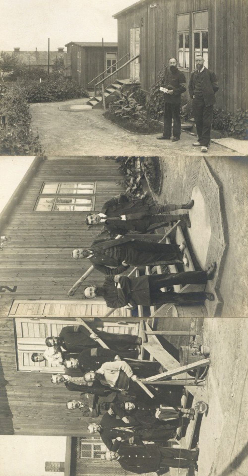 Holzminden Kriegsgefangenenlager Lot mit 3 Foto-AK I-II