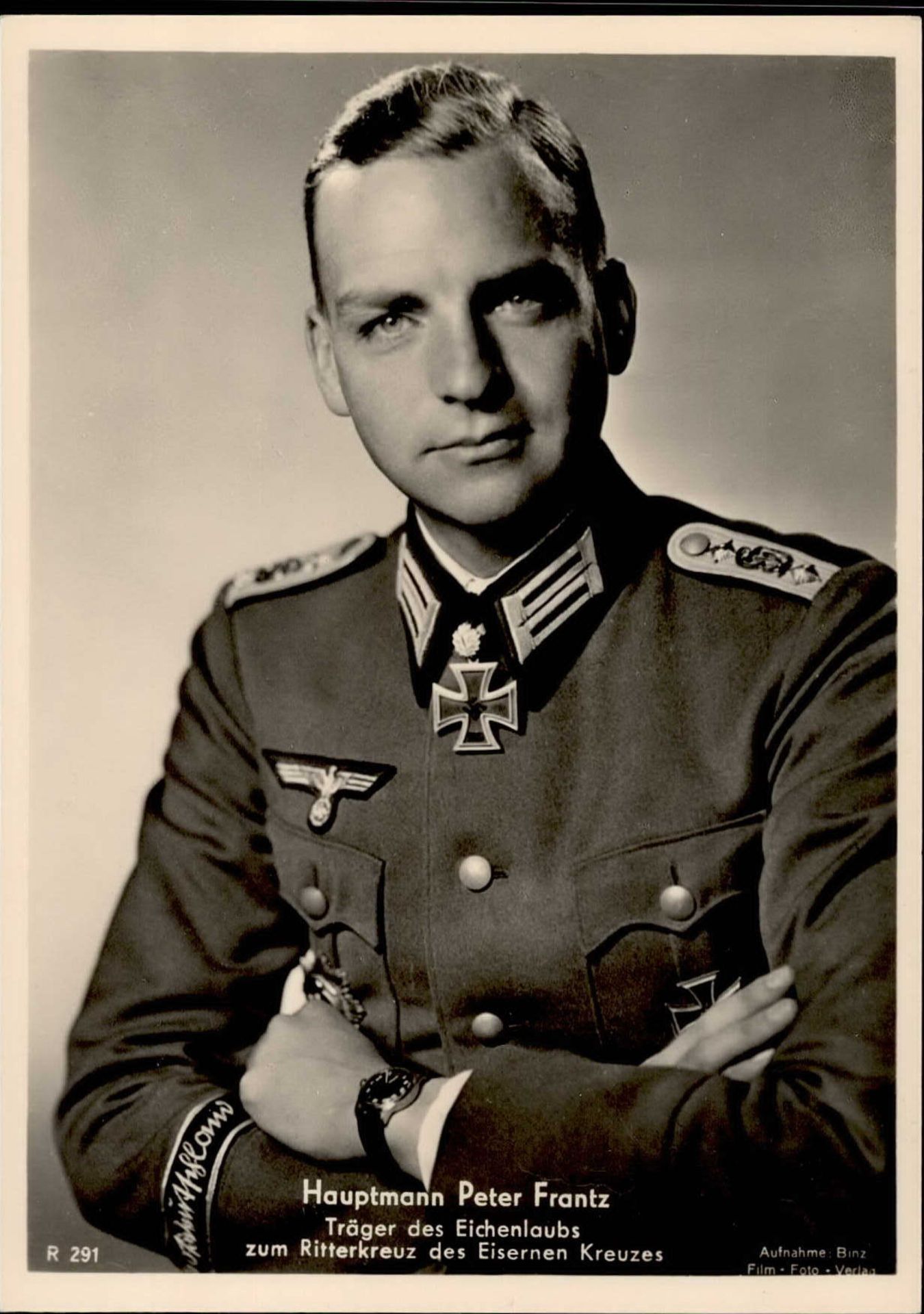 Ritterkreuzträger Frantz, Peter Hauptmann I-II
