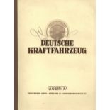 Sammelbild-Album Deutsche Kraftfahrzeug, Hrsg. Austria Tabakwaren München, komplett mit 150