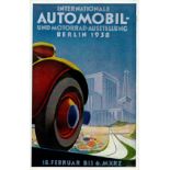 Automobilausstellung Berlin 1938 mit So-Stempel I-II