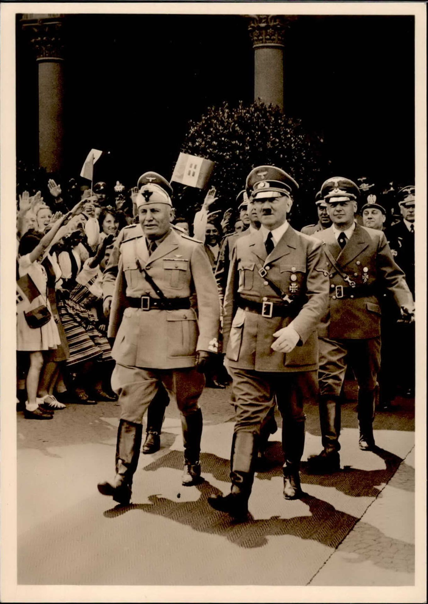 Hitler Mussolini München die historische Begegnung 18.Juni 1940 PH M4 I-II